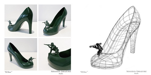 thiết kế sản phẩm bộ sưu tập giày cho 12 người yêu cũ Sebastian Errazuriz 