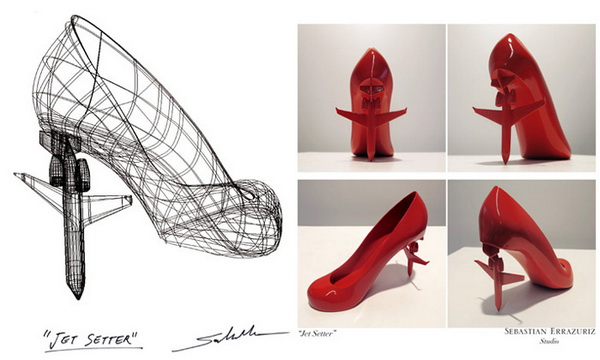 thiết kế sản phẩm bộ sưu tập giày cho 12 người yêu cũ Sebastian Errazuriz 